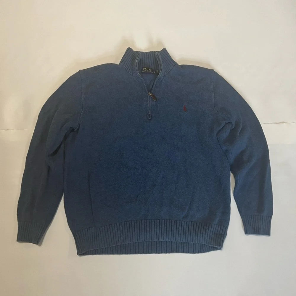 Polo Ralph Lauren Quarter Zip Sweater - Picture 1 of 3